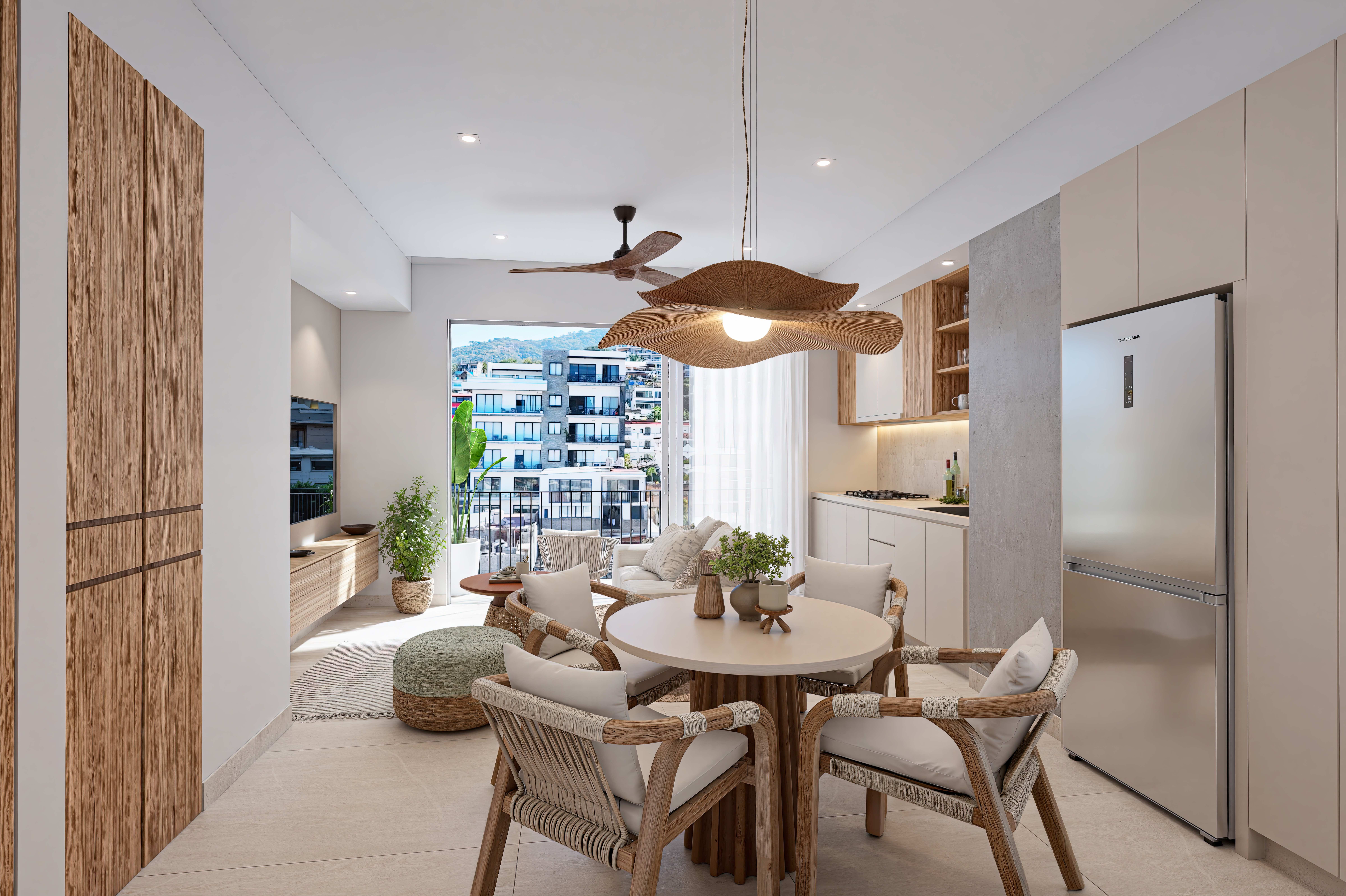 1 Bedroom interior render